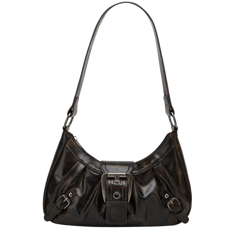 Nevia – Schoudertas met Grote Inhoud en Gesp Velani