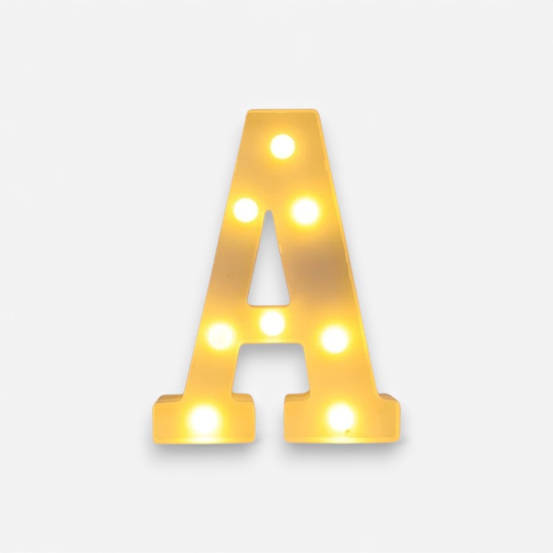 GlowLetter – Decoratieve LED Letter met Modern Ontwerp Velani