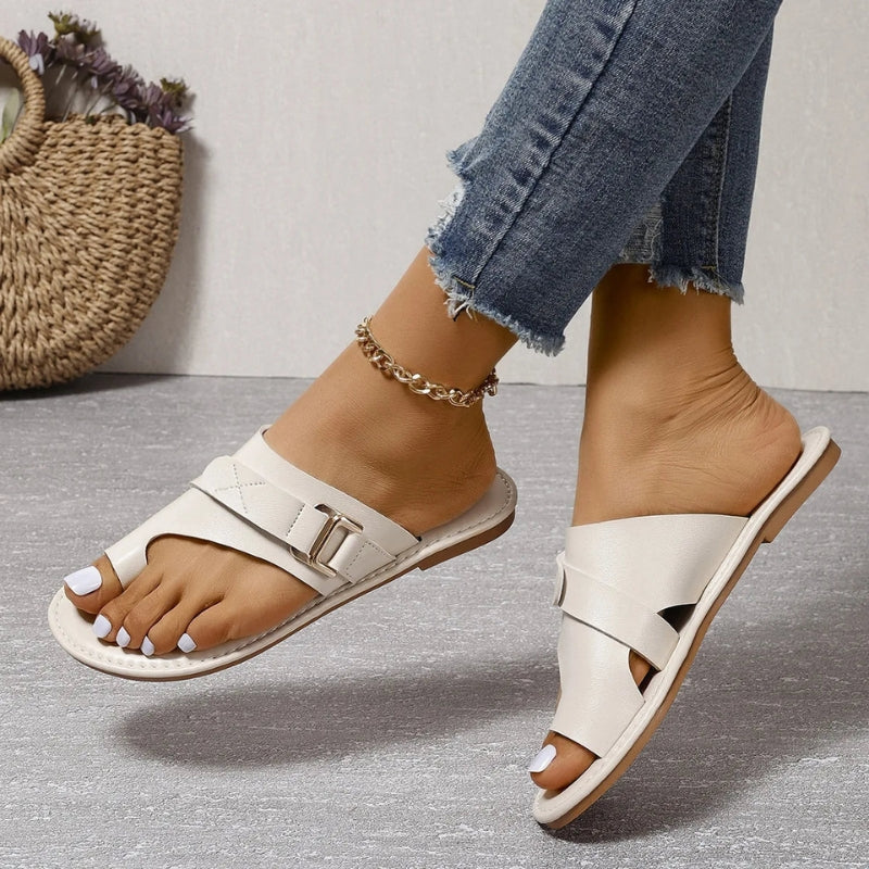 Women's Flat Sandals with Non Slip Sole