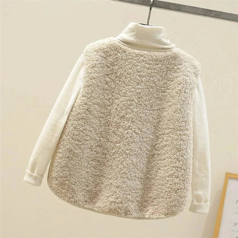 Women's Sleeveless Buttoned Vest