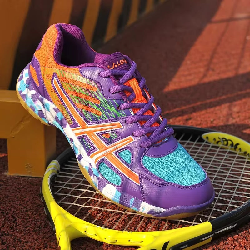 Elliot – Non Slip Printed Sneakers with Lace Up Closure