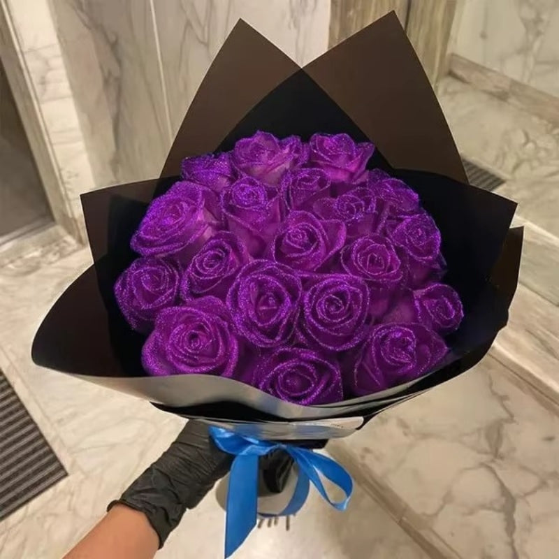 BloomLuxe - Shimmering Decorative Roses For Gifts And Displays