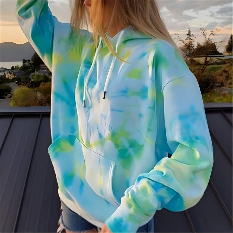 Emma – Long Sleeve Hoodie with Pocket Design