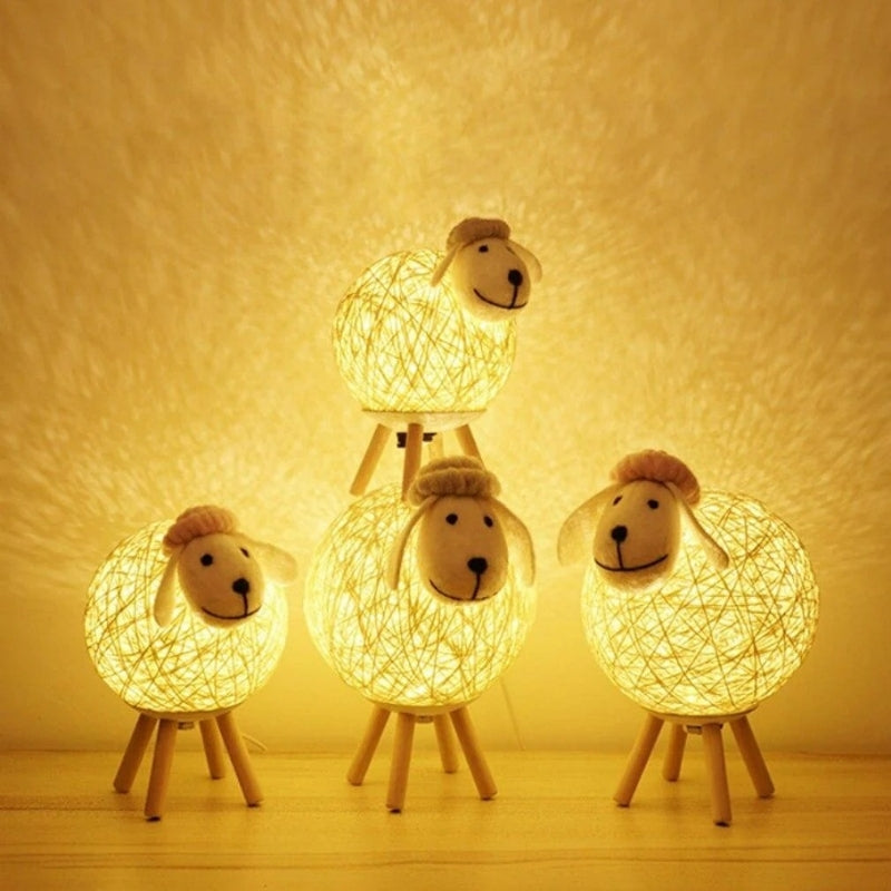SheepAura – LED Sheep Projector Lamp for Creative Room Decoration