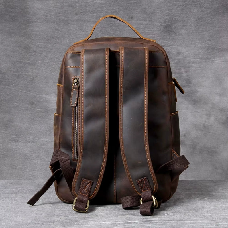 James – Grote Rugzak met Verstelbare Bandjes en Vakken met Rits Velani