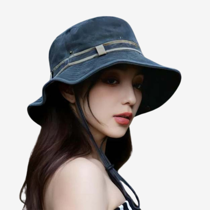 Olivia – Round Hat with Adjustable Band