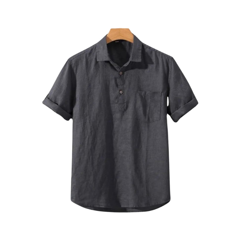 Thomas – Overhemd met Korte Mouwen en Functionele Borstzak Velani