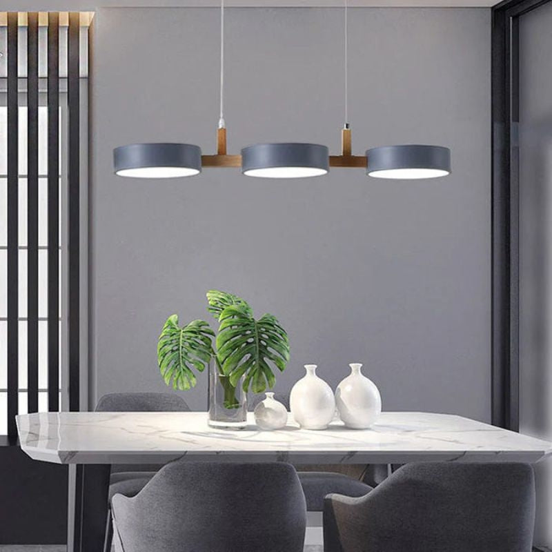 LumiTrio – LED Hangplafondlamp met Drie-Koppen Ontwerp Velani
