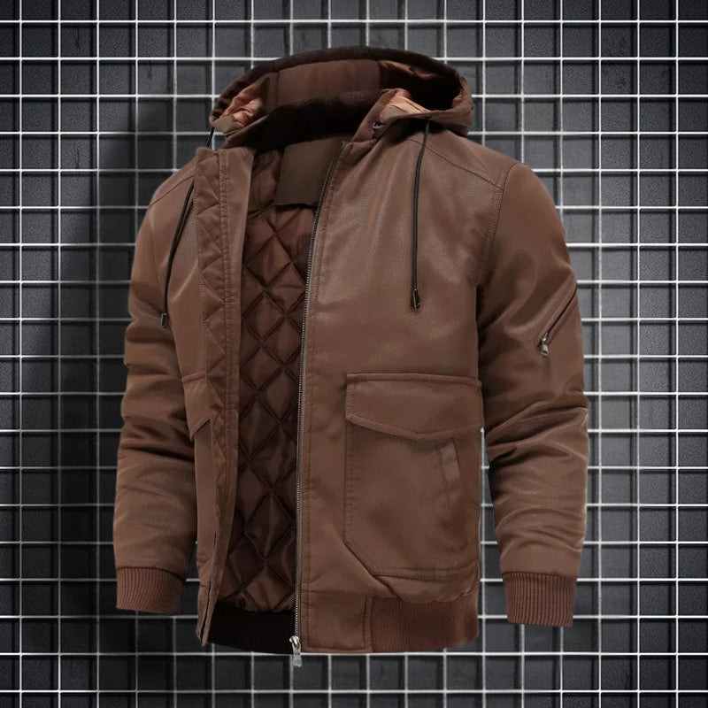 Roman – Long Sleeve Hooded Jacket With Zipper And Pockets