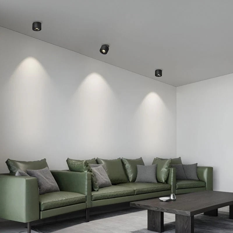 LumiSpin – Rotating LED Ceiling Light with Round Shape