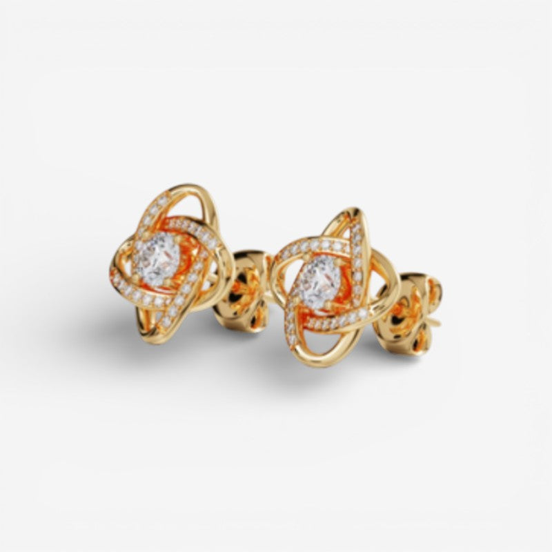 Wrapped Design Earrings for Daily Wear
