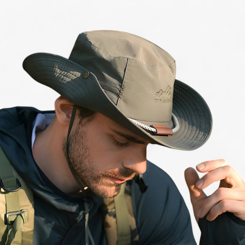 Olivier - Bucket Hat met UV-bescherming en Verstelbare Band Velani