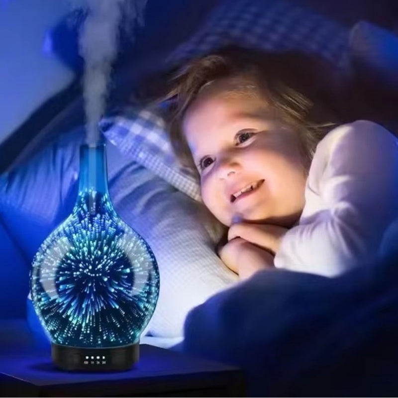 AquaMist – Luchtbevochtiger met LED-Kleurverandering & Mistmaker Velani