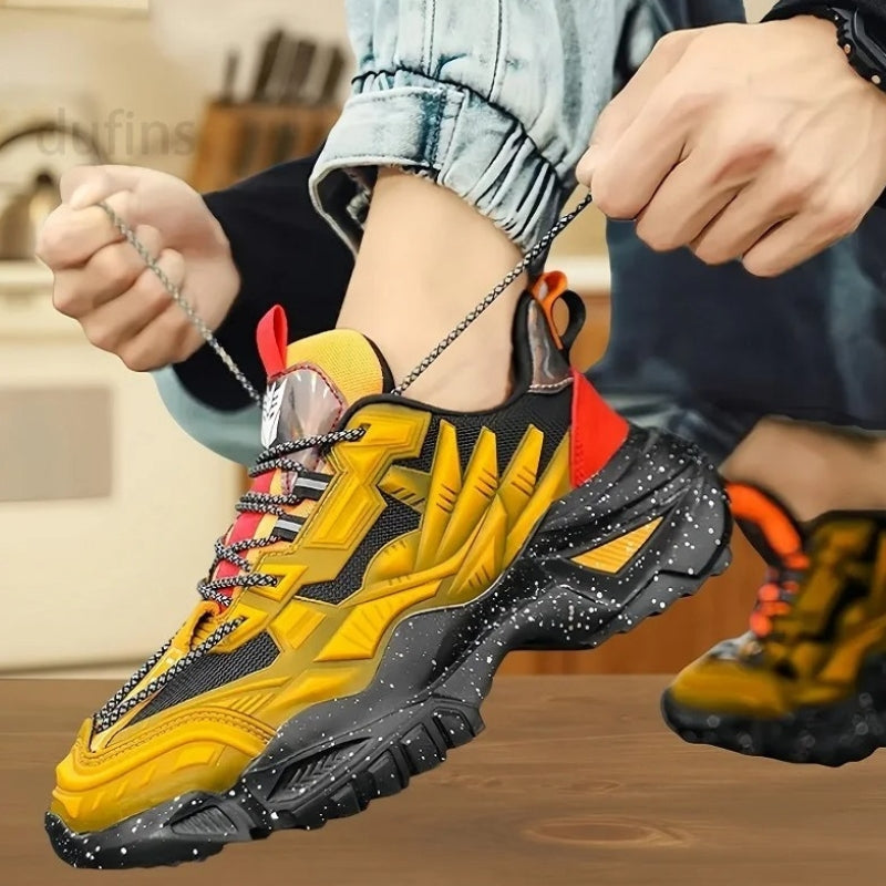 Liam – Sneakers with Round Toe and Anti Slip Grip