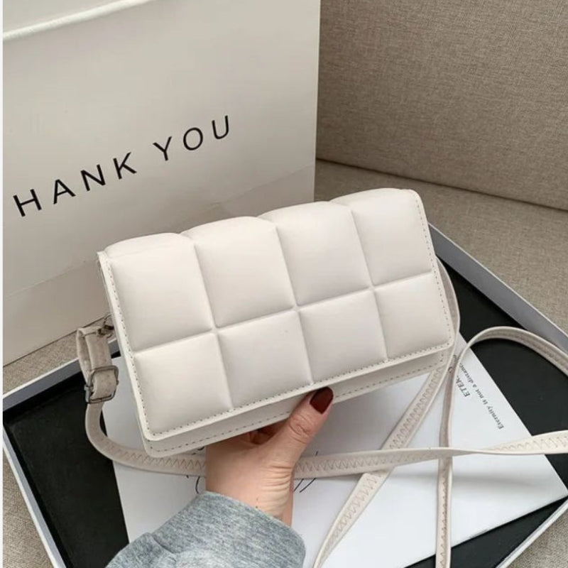 Lily – Women's Cube Bag with Button Closure