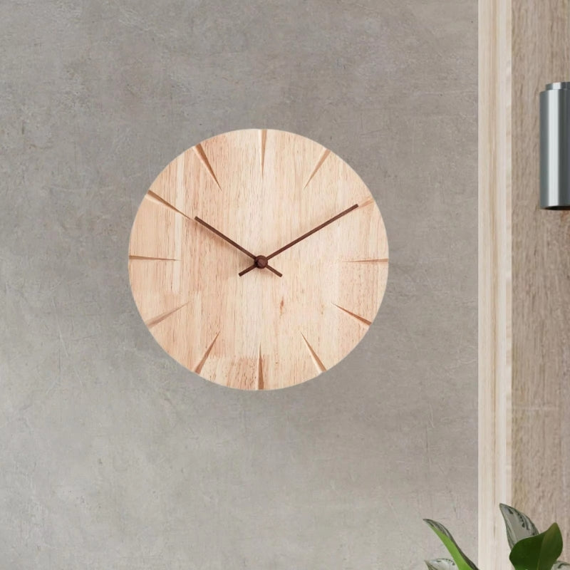 TimeLuxe – Ronde Wandklok met Wandmontage Velani