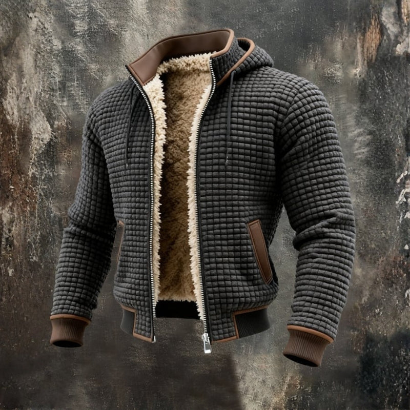 Logan – Long Sleeve Jacket with Zipper Closure and Pocket