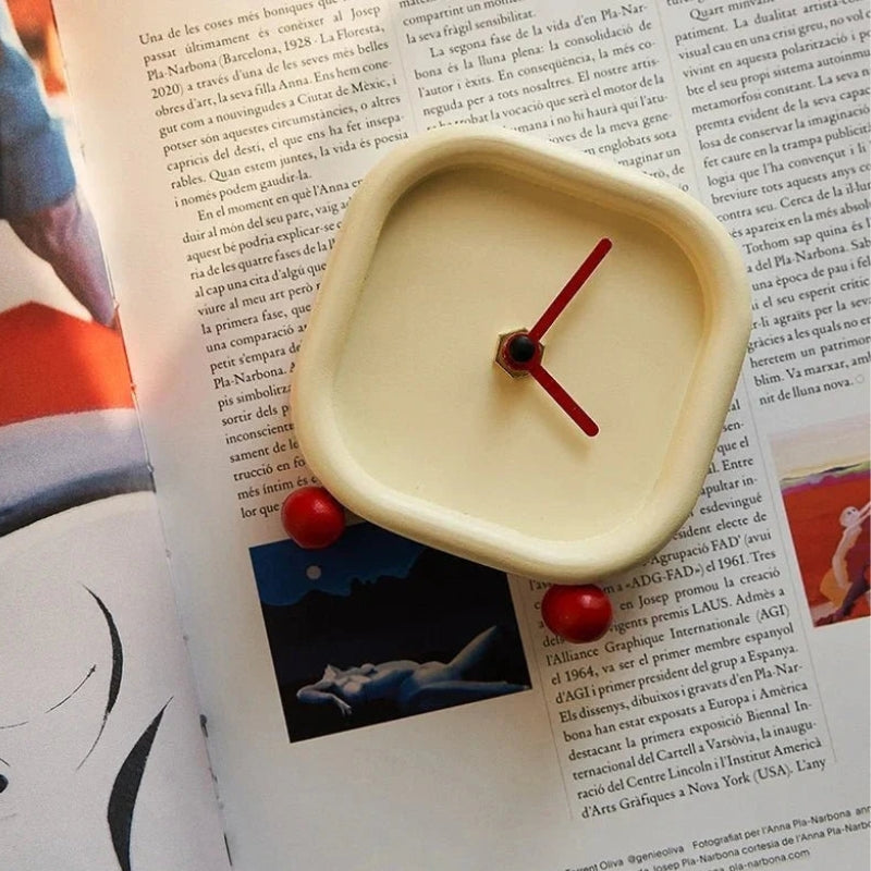 TimeSphere – Desk Clock with Invisible Numbers & Ball Stand