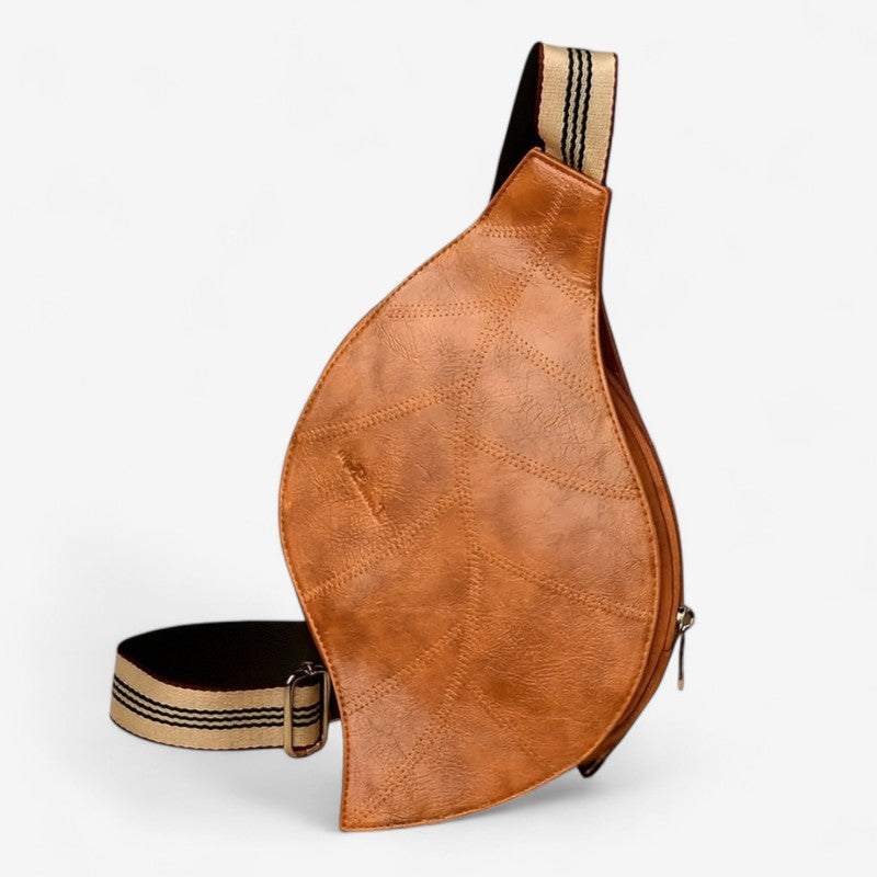 Greta – Schoudertas met brede band en bloembladontwerp Velani