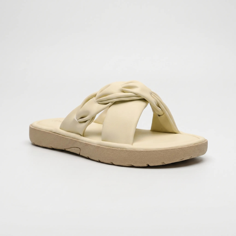 Ladies' Knotted Slide Slippers