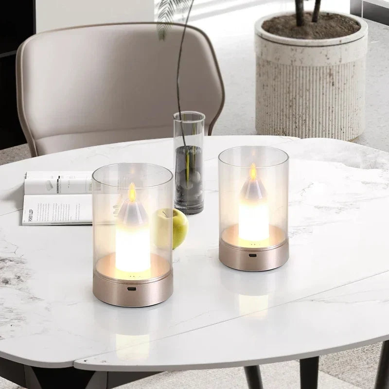 LumaFlick – Rechargeable LED Candle Lamp with Motion Sensor