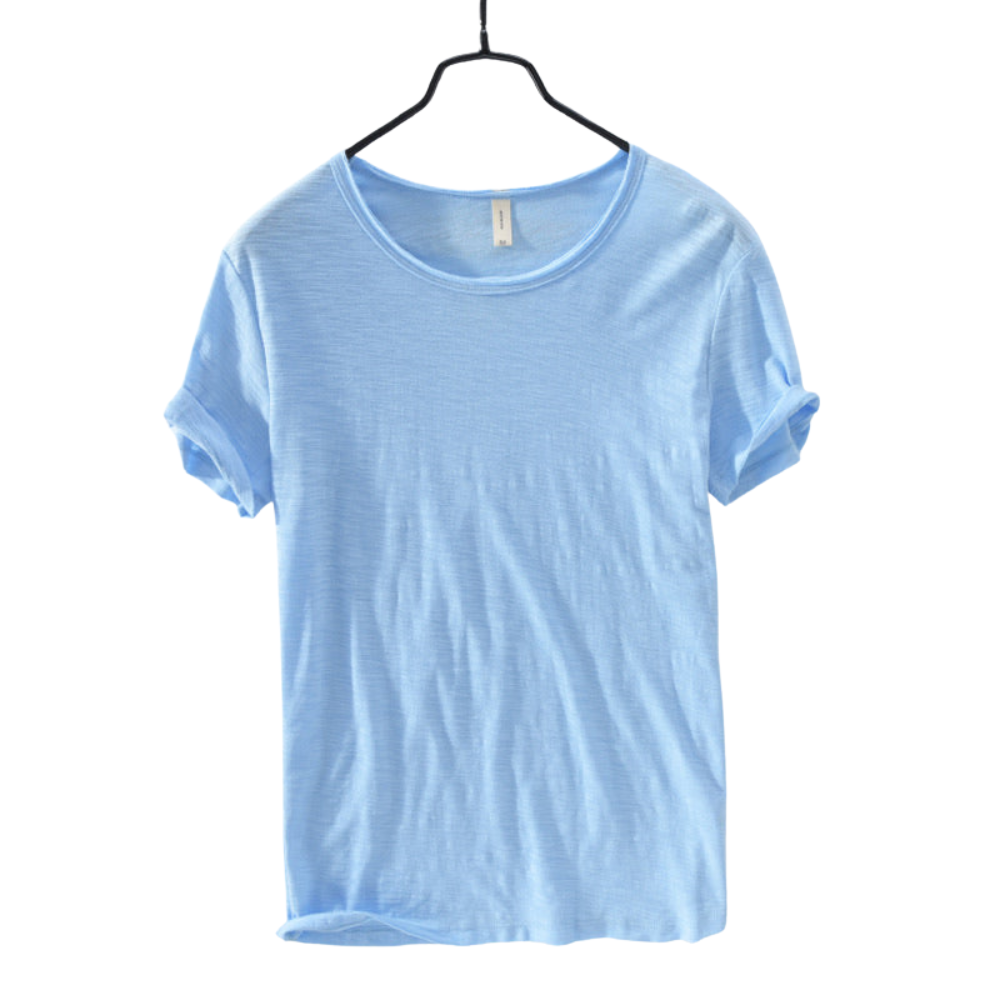 Karin - Losse pasvorm T-shirt met Korte Mouwen en Ronde Hals Velani