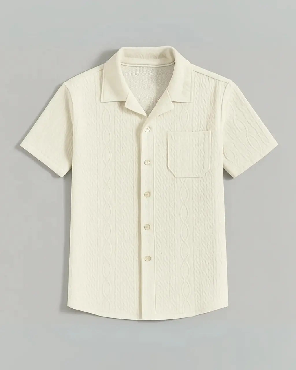 Gestructureerde tweedelige set – Laidback Layers-editie-Two Piece Set-Velani-Velani