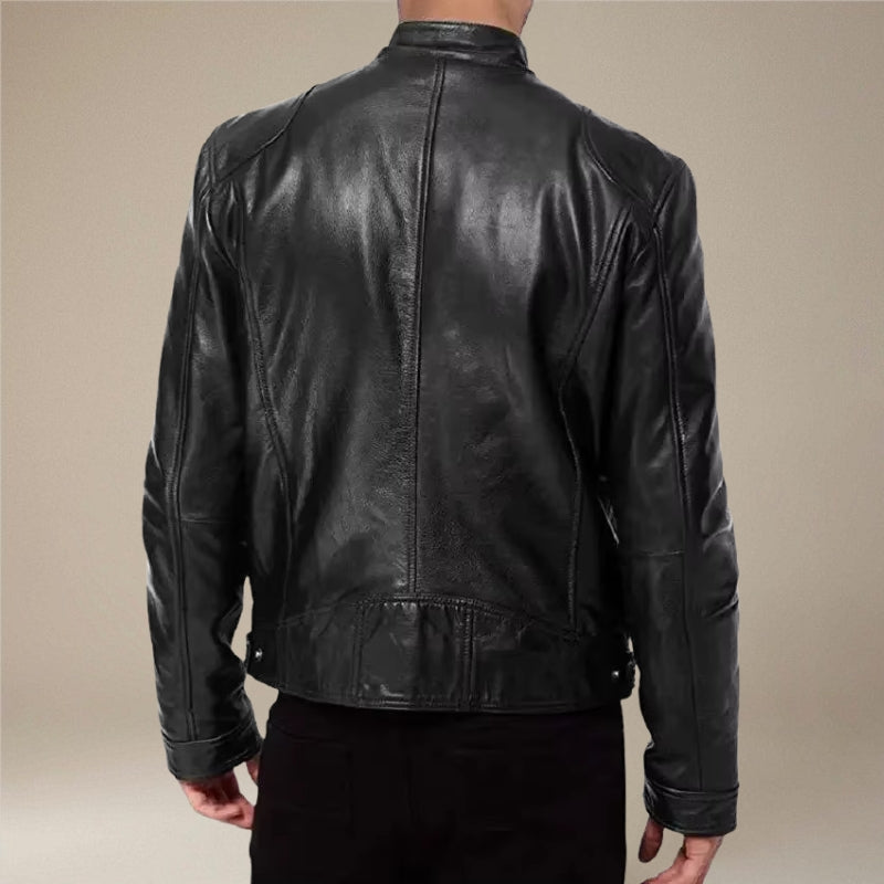 Milan – Lange mouwen jas met rits en zakken Velani