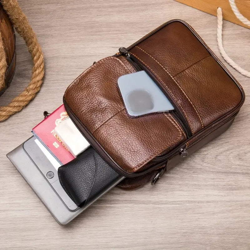 David – Grote Schoudertas met Verstelbare Band en Rits Velani