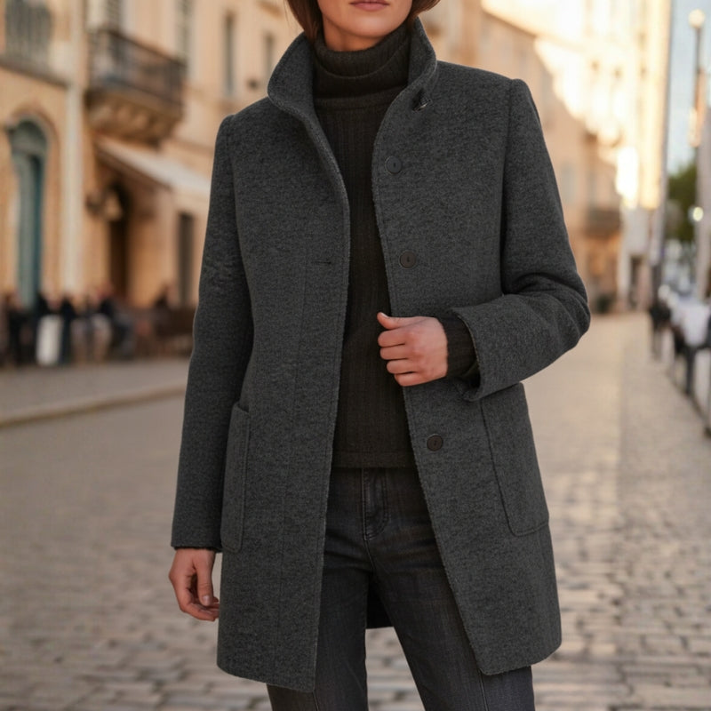 Sophia – Long Sleeve Jacket with Pocket Design