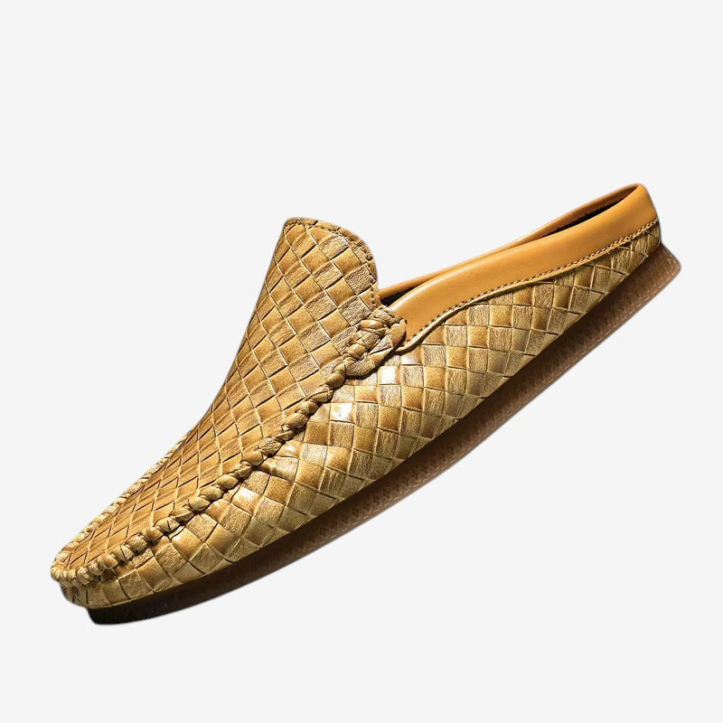 Willie – Slip-on halve slippers met lage zool Velani