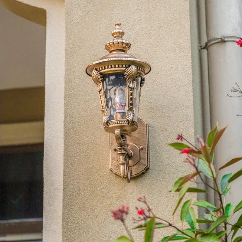 LumoCrest – Creative Wall Lamp for Outdoor Spaces