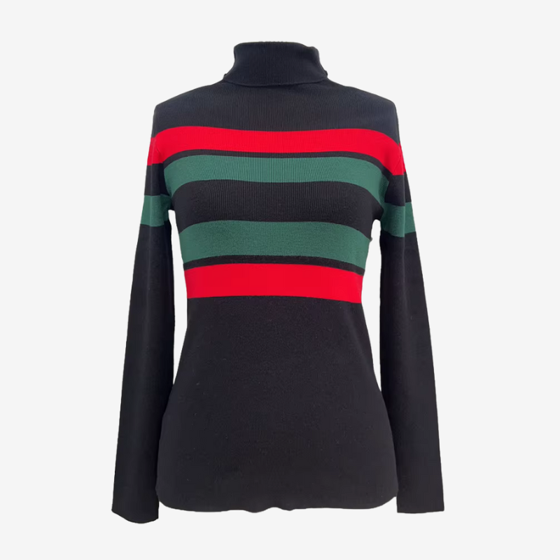 Sofia – Gestreepte coltrui met slim fit Velani