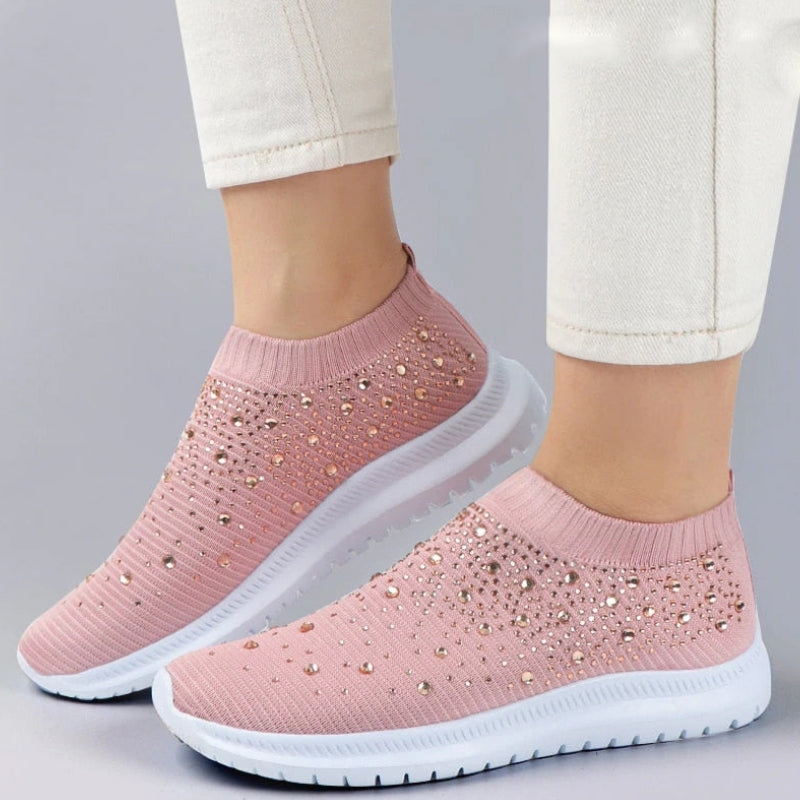 Mia – Round Toe Sneakers with a breathable design and non-slip grip