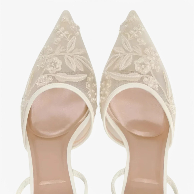 Leona – Sandalen met Hakken en Puntige Neus Velani