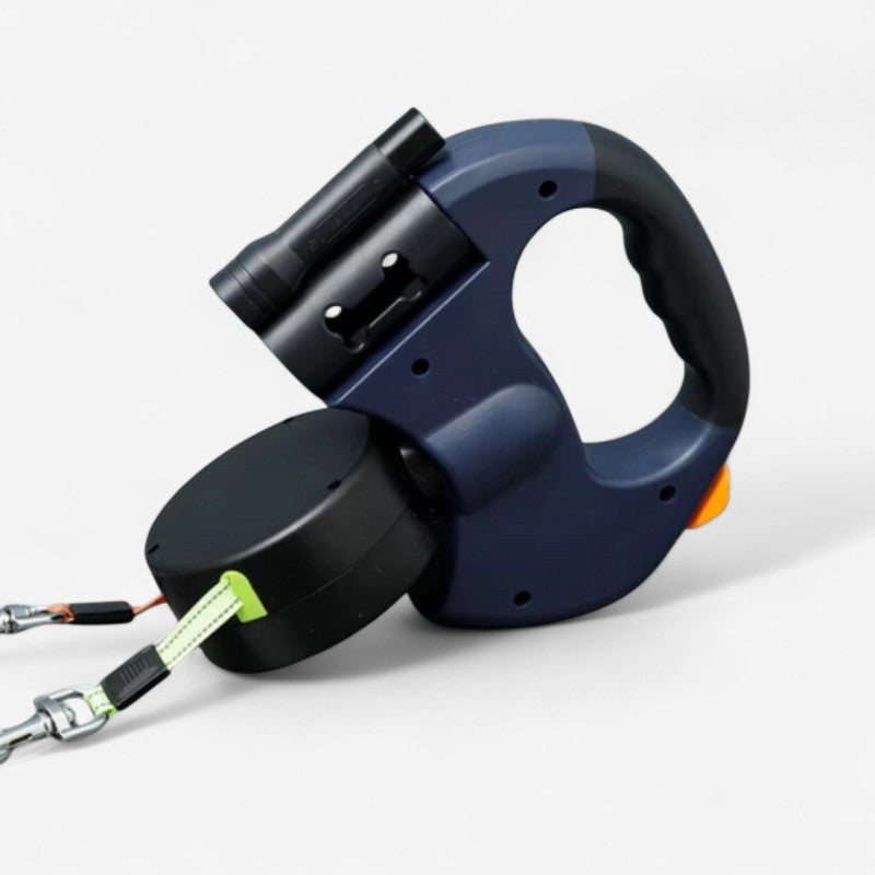 PawTwist – Dubbelkopse Huisdierriem met Draaibaar Ontwerp Velani