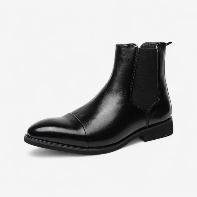 Julian – Enkellaarzen met Puntige Neus en Anti-Slip Zool Velani