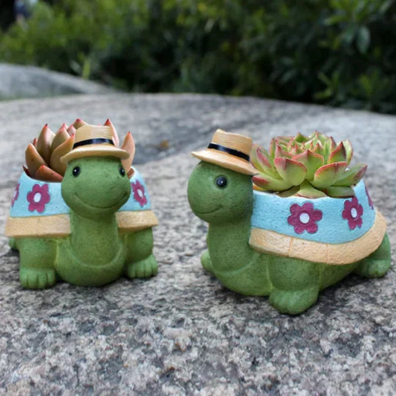 TerraTurtle – Turtle Shaped Decorative Plant Pot for Indoor Decor