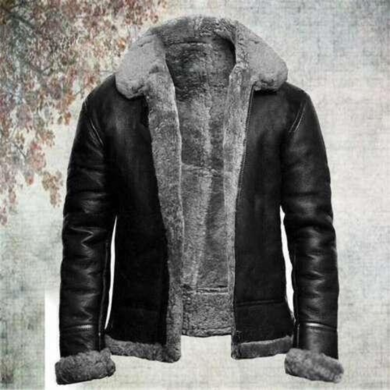 Bradley – Jas met lange mouwen, reverskraag en ritszakken Velani