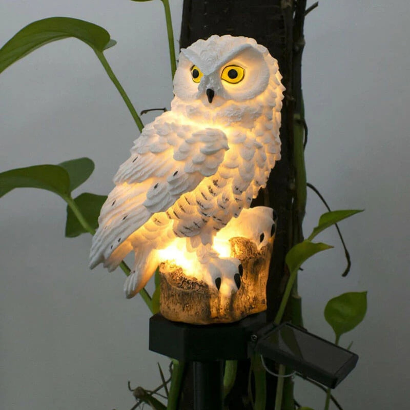 Noctyra – Solar LED Garden Light with Owl Design