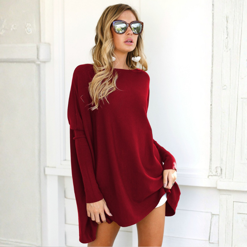 Women Round Neck Long Sleeve T-Shirt