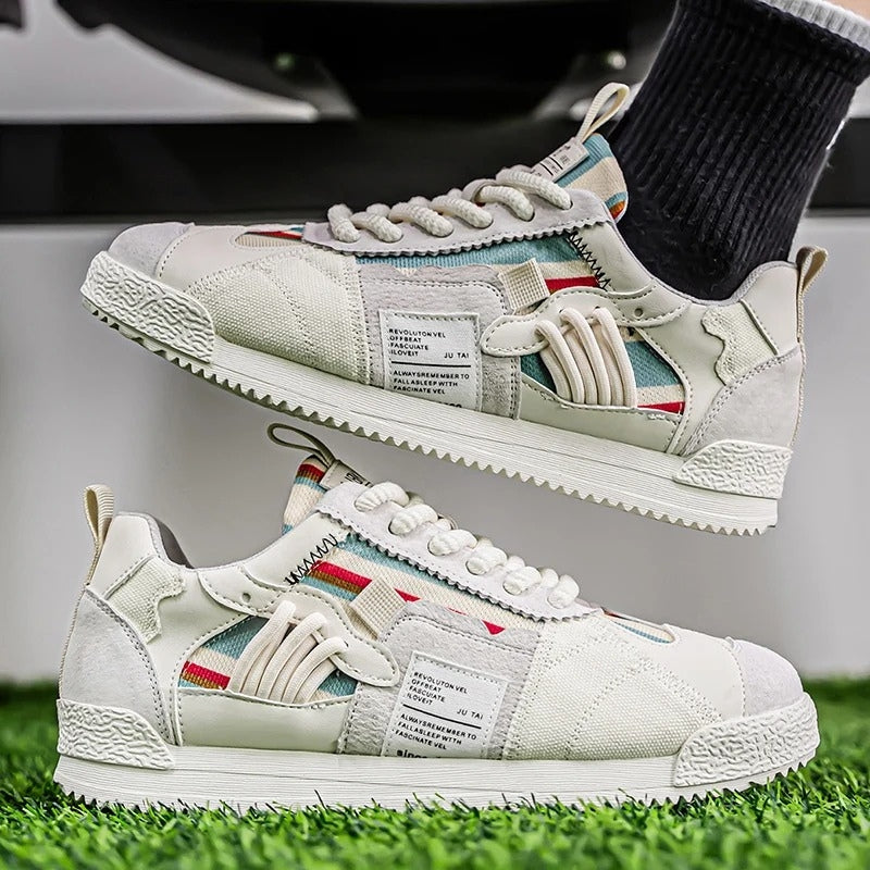 Liam – Round Toe Sneaker with Anti Slip Grip