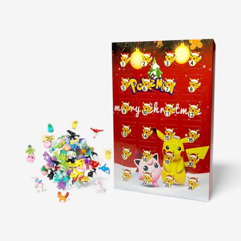 PokeFest – Pokémon Adventskalender met Mini Anime Figuren Velani