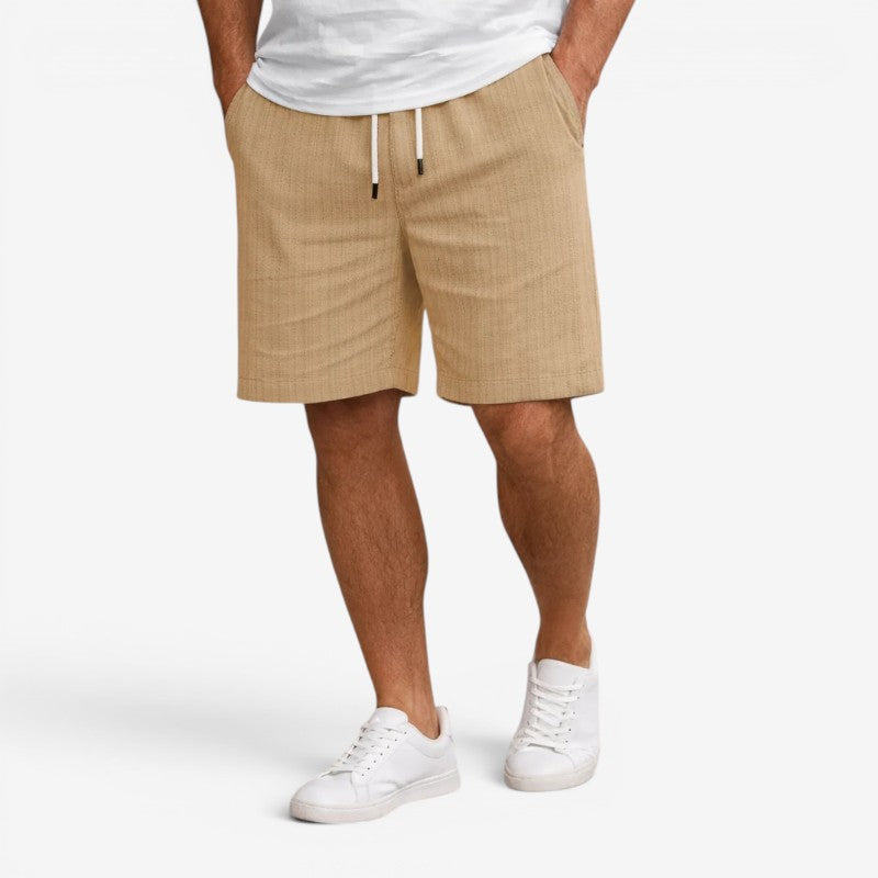 Men's Relaxed Fit Drawstring Shorts with Pockets