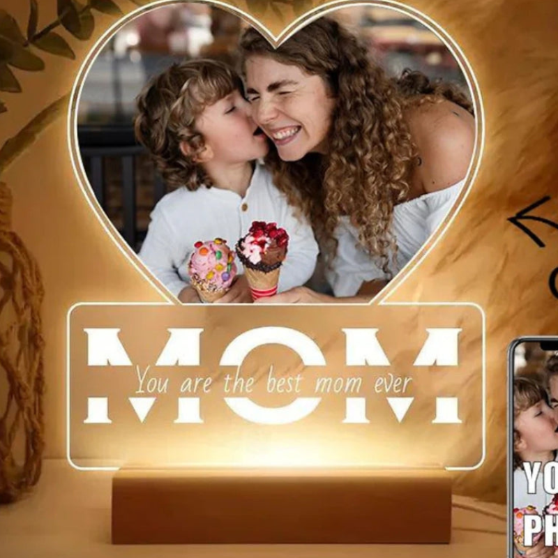 Illuminated Picture Frame with USB Lighting