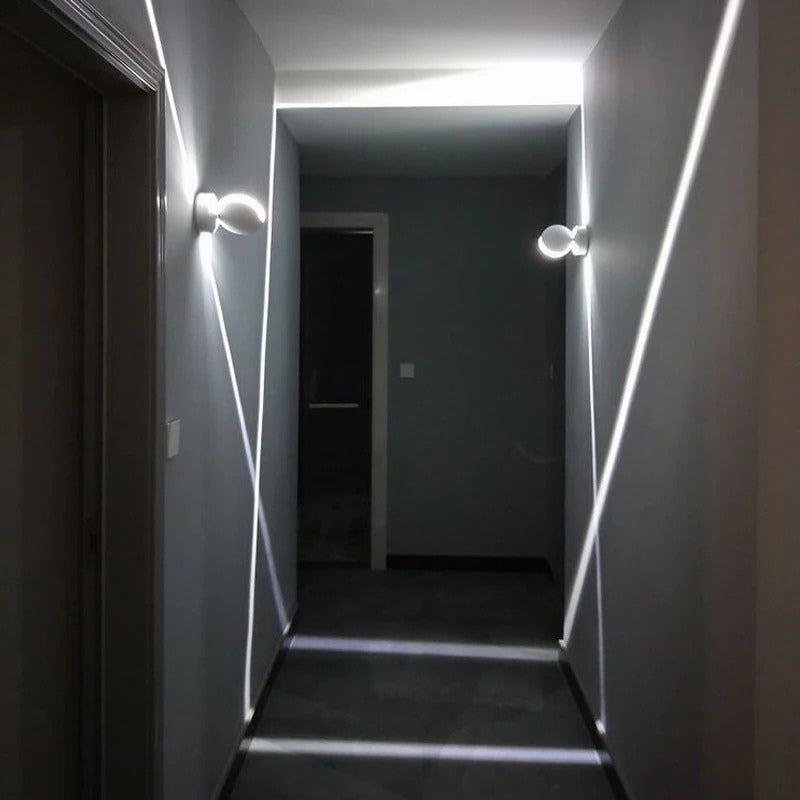 LumiSpin – LED Wandlamp met Ronde Kop en Draaibaar Ontwerp Velani