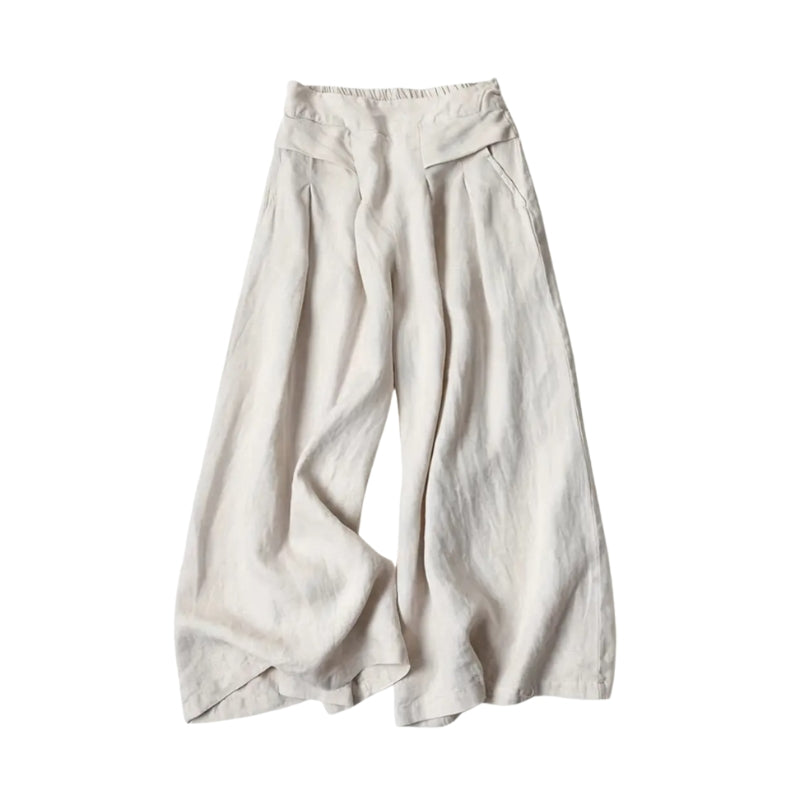 Anouk – Broek met Elastische Taille, Losse Pasvorm en Zakjes Velani