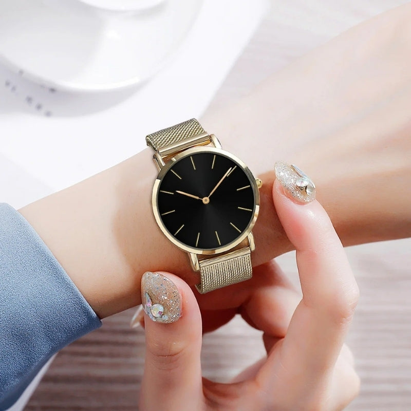 Ava – Scandinavian Minimalist Watch with Adjustable Strap