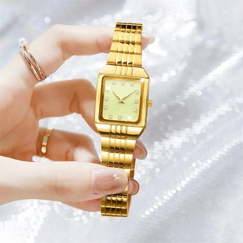 Emma – Rectangular Watch with Adjustable Strap