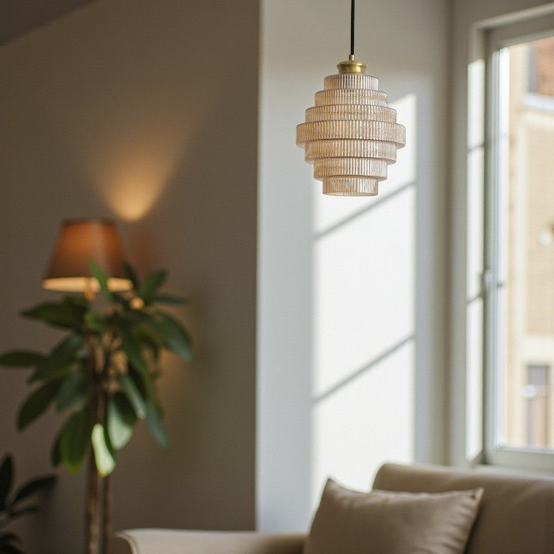 LumaGlow – LED Plafond Hanglamp met Meerlaagse Ontwerp Velani